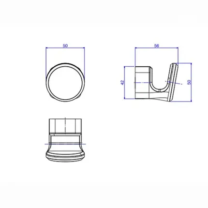 Cabide Deca You Inox 2060.INX104