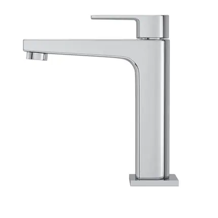 Torneira de Mesa Bica Média para Banheiro Deca Level Cromado 1193.C26
