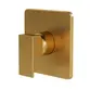 Acabamento Monocomando Base Docol Alta Pressão Fani Retta Dourado Fosco 530 DV330