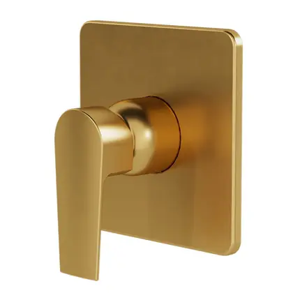 Acabamento Monocomando Base Docol Alta Pressão Fani Bold Dourado Fosco 530 DV370