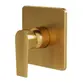 Acabamento Monocomando Base Docol Alta Pressão Fani Bold Dourado Fosco 530 DV370