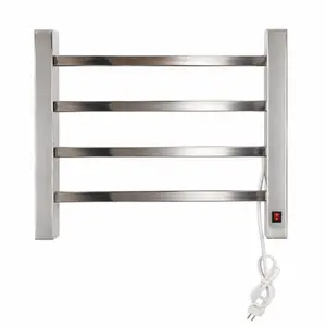 Toalheiro Térmico 42x39cm Plasgetec Square Pequeno Cromado 127V