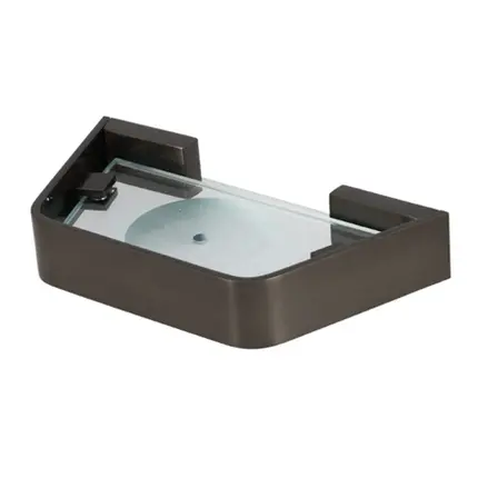 Saboneteira de Parede Fani Essence Grafite Onix 4100 GO420