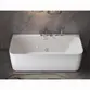 Banheira de Hidromassagem com Misturador Cromado Unique Spa Soul Branco Fosco