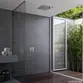 Chuveiro Multifuncional de Teto Embutido U53 Unique Spa em Inox Polido