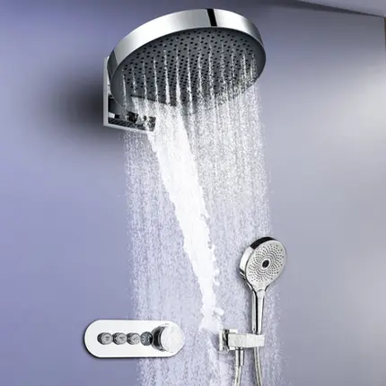 Chuveiro de Parede Unique Spa Sense Shower em Inox Polido