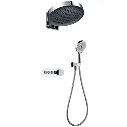 Chuveiro de Parede Unique Spa Sense Shower em Inox Polido