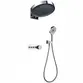 Chuveiro de Parede Unique Spa Sense Shower em Inox Polido