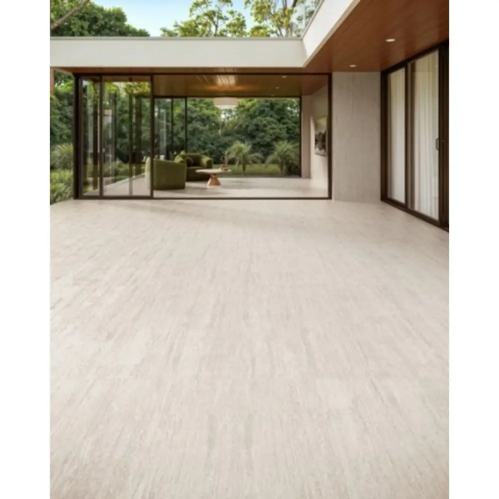 Porcelanato Biancogres Travertino Reale Greige Satin 90x90cm
