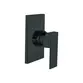Acabamento Monocomando para Chuveiro Base Deca Kromma Quadratta Black Matte  KR705 11BLM