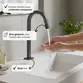Torneira Banheiro Bica Alta Tube Dark Antracite Mesa Moderna