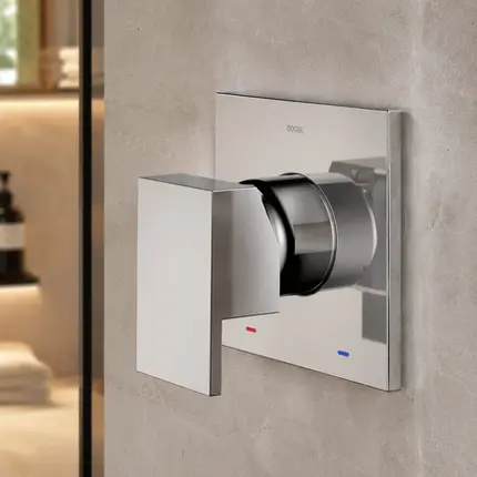 Acabamento Monocomando para Chuveiro Baixa Pressão Docol Edge e Minima Cromado 925906