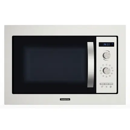 Micro-ondas de Embutir 8 Funções Cook 60 25L Tramontina em Aço Inox Acetinado 220V 94880006