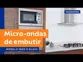 Micro-ondas de Embutir 8 Funções Cook 60 25L Tramontina em Aço Inox Acetinado 220V 94880006