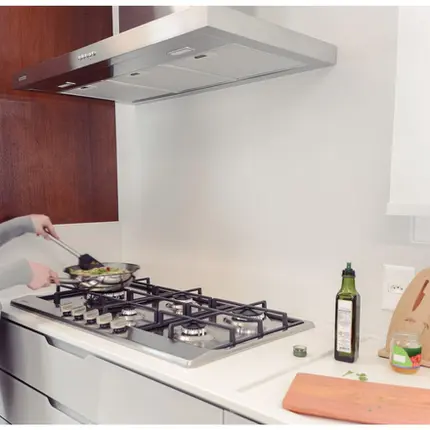 Cooktop a Gás Tramontina Penta Plus 5GX TRI HE Safestop 90 em Aço Inox 5 Trempes em Ferro Fundido 94752104