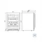 Adega para 45 Garrafas Tramontina Senses Dual Zone T Smart 94896002