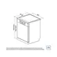Lava-Louças Tramontina Inox 14 Serviços SB14X 60 com 6 Programas e 4 Funções 220V 94895214