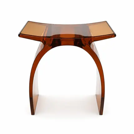 Banqueta Arc em Resina Mel