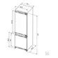 Refrigerador de Revestir e Embutir Tramontina 220V Frost Free 250L 94897001