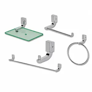 Kit Acessórios 5 Peças Fani Ideal Plus Cromado 58 C12