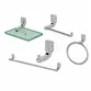 Kit Acessórios 5 Peças Fani Ideal Plus Cromado 58 C12