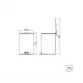 Lixeira com Pedal e Balde Interno 5L Tramontina Loop em Aço Inox Polido 94547005