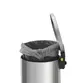 Lixeira com Pedal e Balde Interno 5L Tramontina Loop em Aço Inox Polido 94547005