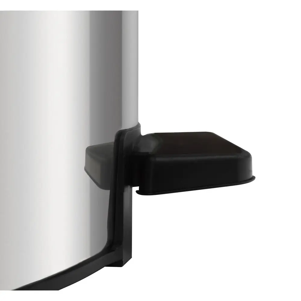 Lixeira com Pedal e Balde Interno 5L Tramontina Loop em Aço Inox Polido 94547005