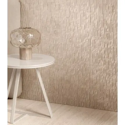 Revestimento Biancogres Rock Travertino Reale Greige 45x90cm