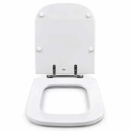 Assento Sedile em Poliéster Polo/Quadra/Unic Branco com metal Cromado
