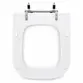 Assento Sedile em Poliéster Polo/Quadra/Unic Branco com metal Cromado