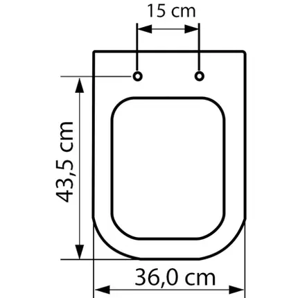 Assento Tupan Termofixo Soft Close para Bacia Deca Quadra Branco