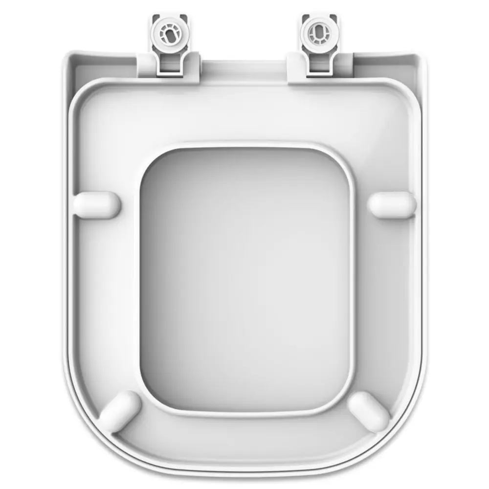 Assento Tupan Termofixo Soft Close para Bacia Deca Quadra Branco