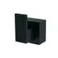 Acabamento de Registro para Base Deca e Meber 1/2" e 3/4" Lexxa Black Matte LX1004B