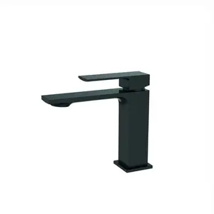 Misturador Monocomando Bica Baixa para Banheiro Lexxa Slimt Black Matte LX2296B