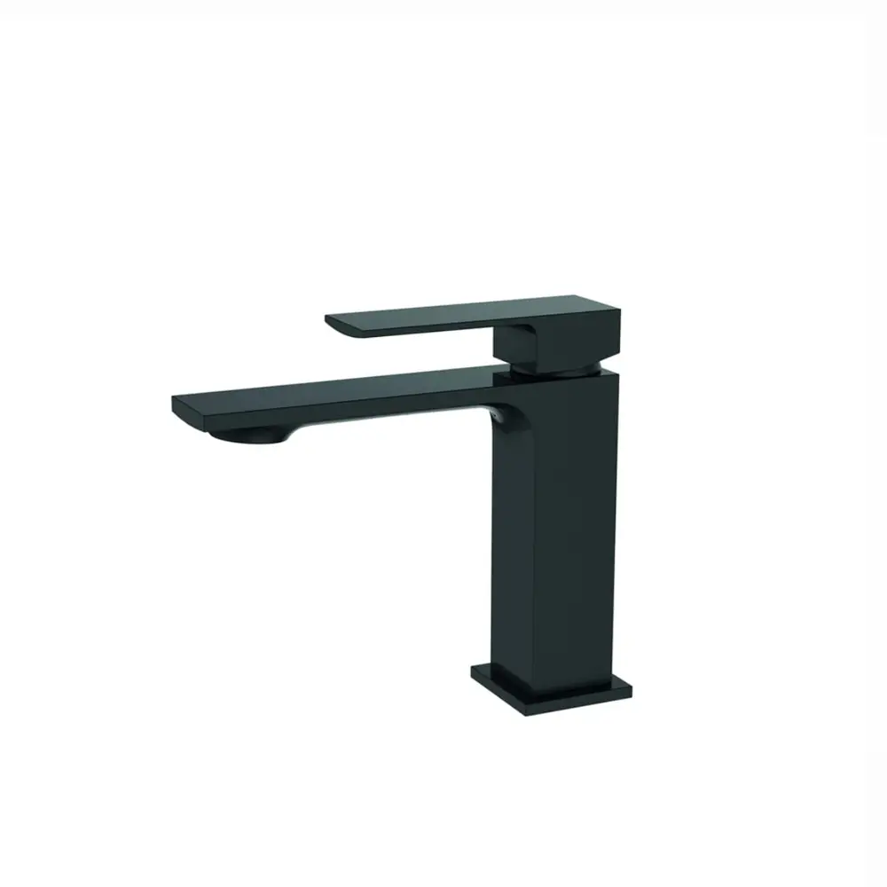 Misturador Monocomando Bica Baixa para Banheiro Lexxa Slimt Black Matte LX2296B