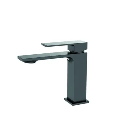 Misturador Monocomando Bica Baixa para Banheiro Lexxa Slimt Grafite LX2296GF