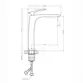 Misturador Monocomando Bica Alta Lexxa Evoq Dourado LX6112G