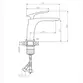 Misturador de Mesa Bica Baixa Lexxa Evoq Ouro Escovado LX6116OE