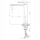 Misturador de Mesa Bica Alta para Banheiro Lexxa Slimt Ouro Escovado LX2292OE