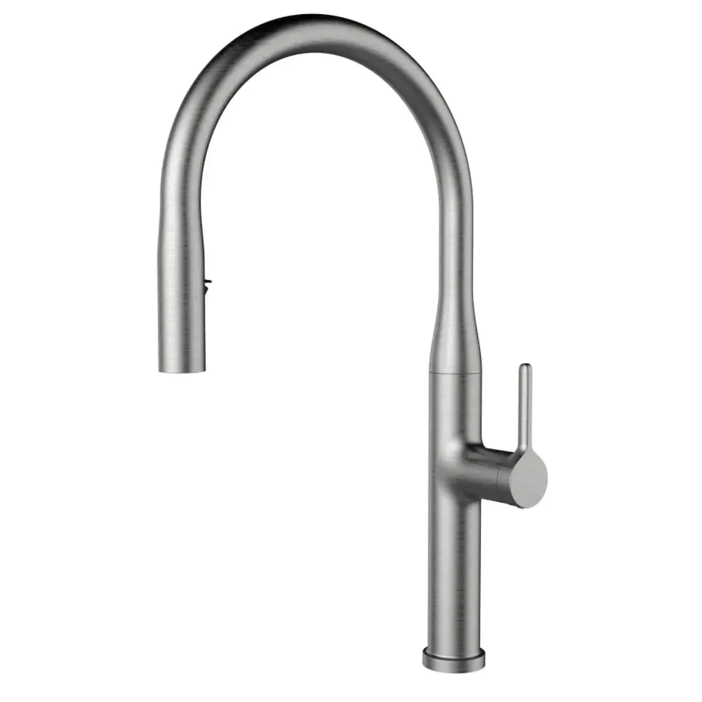 Misturador para cozinha Gourmet com Bica Retratil Lexxa Laris Aço Escovado LX10101NB