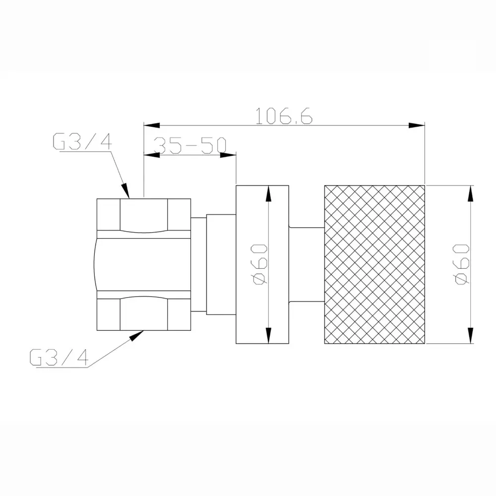 Acabamento para Base de Registro Pressão e Gaveta 1/2" e 3/4" Base Deca e Meber Lexxa Ouro Escovado LX1401E
