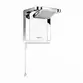 Chuveiro 127V Lorenzetti Acqua Star Ultra Branco - Cromado