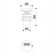 Válvula Click Clack Rubinettos em Aço Escovado RB113316AE