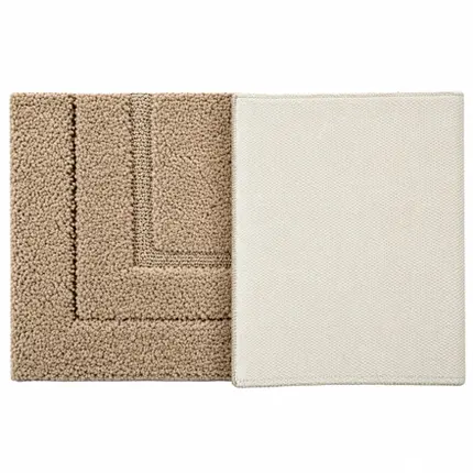Tapete Golden 50x80cm Antiderrapante Marrom Castor Vizapi