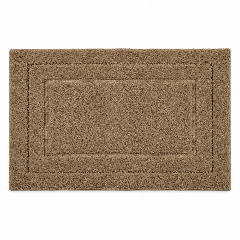 Tapete Golden 50x80cm Antiderrapante Marrom Castor Vizapi