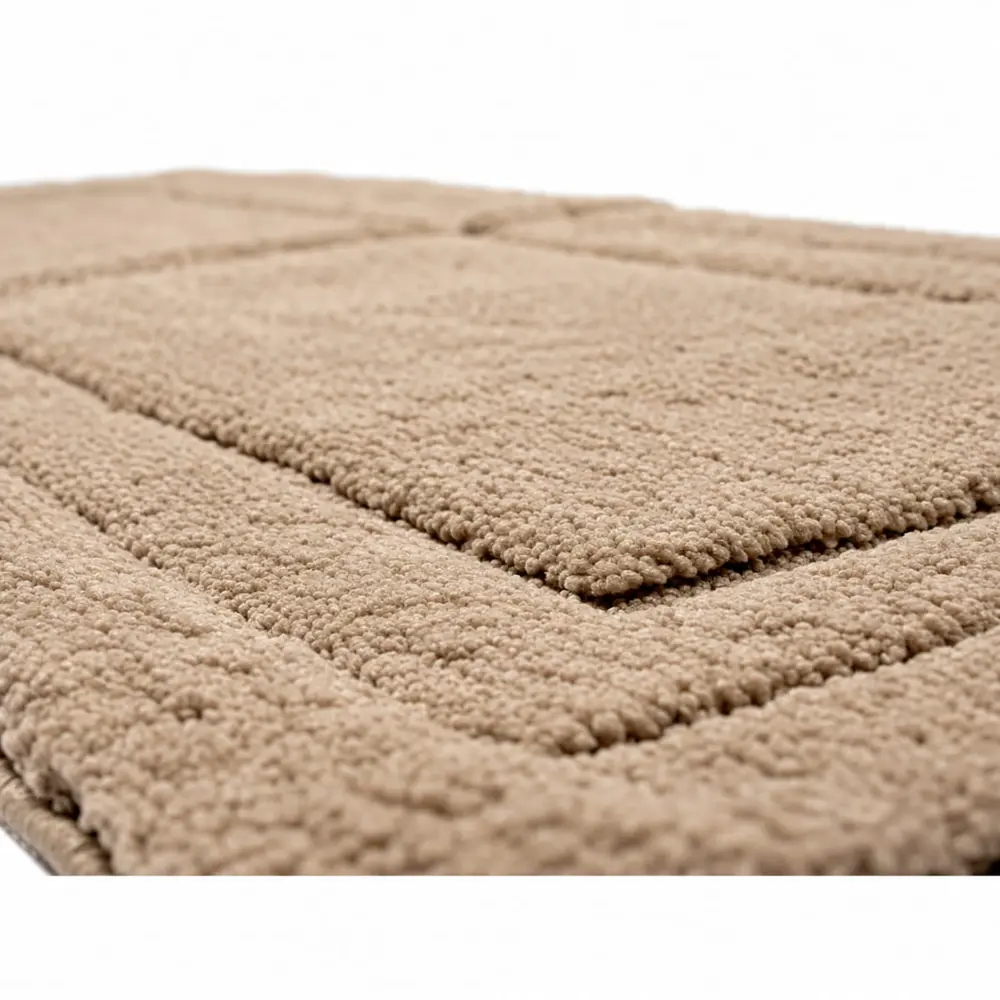 Tapete Golden 50x80cm Antiderrapante Marrom Castor Vizapi