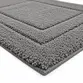Tapete Golden 50x80cm Antiderrapante Cinza Gelo Vizapi