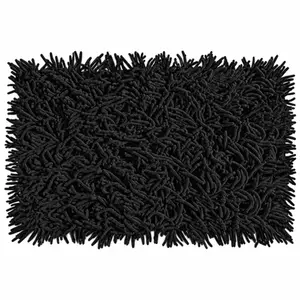 Tapete Thane 50x80cm Antiderrapante Preto Vizapi
