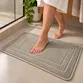 Tapete Comfort 3D 43X61cm Antiderrapante Bege Vizapi